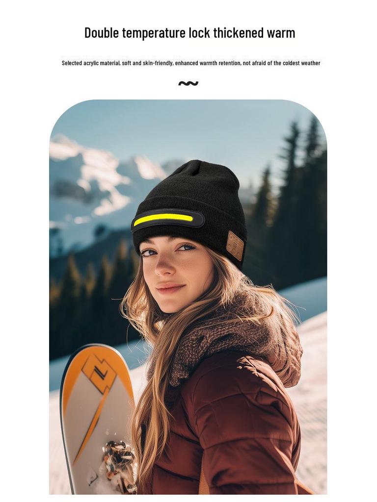 LED Wireless Bluetooth Music Festival Luminous Hat