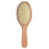 Wooden Steel Needle Hair Brush Pin Hairbrush Scalp Massage Improve Hair Health Wood Paddle Detangli