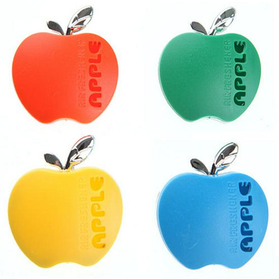 Colorful Apple Car Vent Aromatherapy Pendant - Cute Interior Perfume