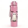 1PC Three Ghost Wizard 750ml Color Plastic Sports Water Bottle Leakproof Flip Straw Lid Suitable for Sports Office Home Use