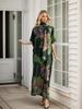 Middle Eastern Style Loose Long Dress Abaya for Women