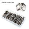 Stainless Steel Fishing Swivel Rings Multiple Sizes Lure Connecting Ring  Fishing Accessories