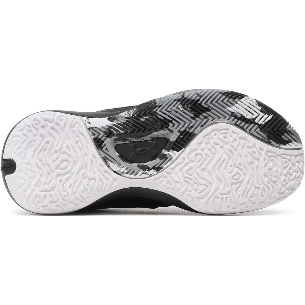 Under Armour Lockdown 6 GS Black Metallic Gold Kids Sneakers 3025617-003