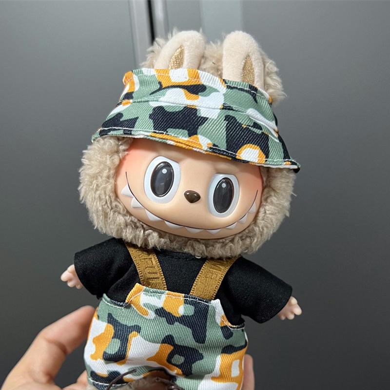 

Мини Одежда для Куклы Наряд Аксессуары для Плюшевой Виниловой Куклы Labubu Костюм для Отдыха Юбка Только Одежда Детский Подарок