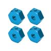 4pcs 110 RC Wheel Hex Hubs Nut 14mm Aluminum Wheel Hex Drive Hub for AMMRA Big Rock for Typhon for
