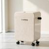 Wheeled Trash Can Attached Lid Lidded Textured Front Home Storage Panel for Living
