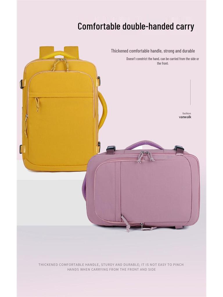 Multifunctional 180° Opening Large Capacity Travel Backpack