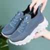 Women Shoes Versatile Spring Mesh Breathable Casual Shoes Plus Size Women Single Shoes Thick Sole Sneakers Comfortable Lightweight Sneakers
