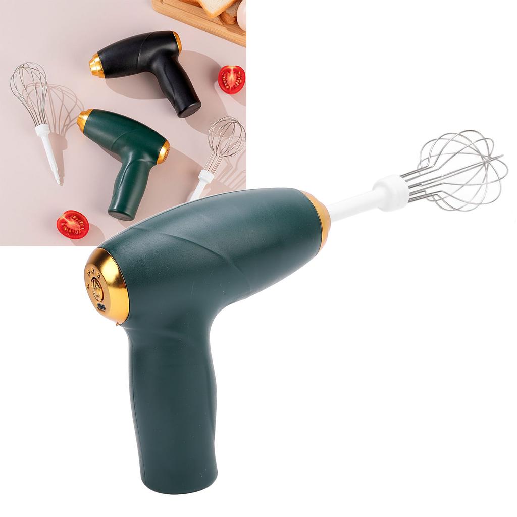 Cordless Hand Mixer USB Rechargble Portable Handheld Electric Whisk Egg Bter for Mixing Baking Cooking