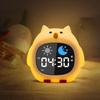 Light Adjustable Alarm Clock Pat Control Beside Lamp Lovely Decor Sleep Training Clock  Toddler