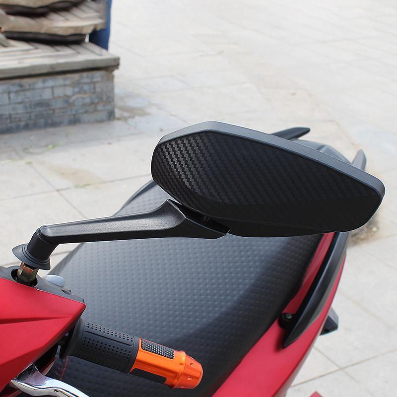 1 Pair Anti-Fall Round Motorcycle Side Rearview Mirrors For For Mountain Road Bike Motorcycle Bike Rear View Mirror Holder