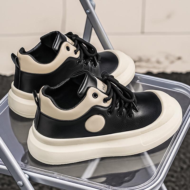 Casual men's shoes platform sneakers shoe color