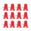 Set of 12 Small Wind up Robot Plastic Simple Operations Wind up Robot for Kids' Learning and Adults' Collection 55KF