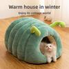 Caterpillar Pet Nest Winter Warm Cat Nest Cute Dog House Closed Non-slip Cat Nest