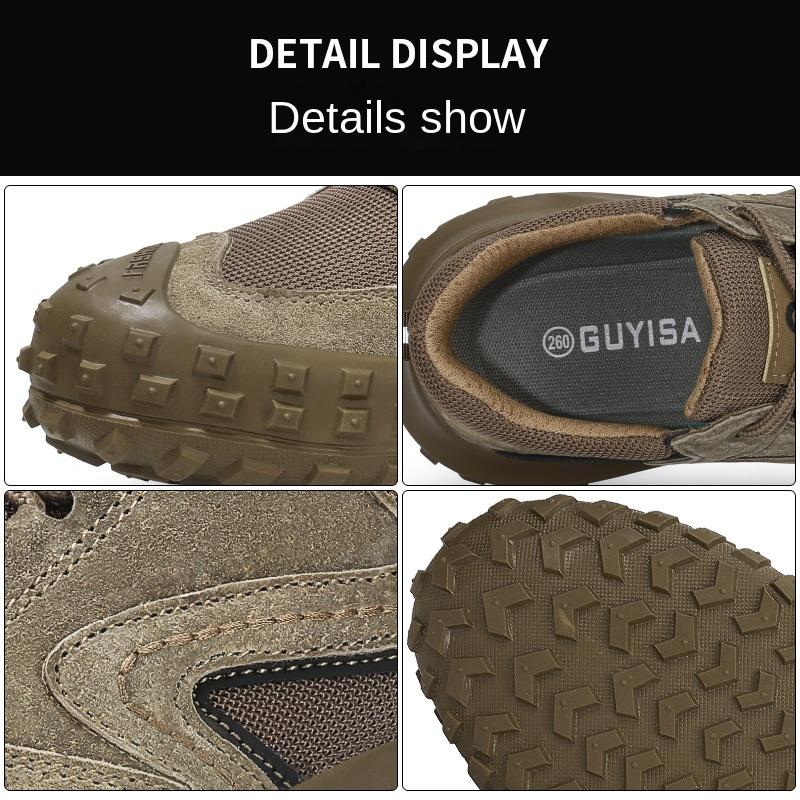 Labor Insurance Shoes, Smash-proof and Puncture-proof Men's Steel Baotou Safety Protective Shoes