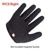 1/2PCS Finger Casting Glove Fishing Accessory Fishing Gloves Magnetic Anti-slip Fisherman Catching Fish Glove Left Right Hand
