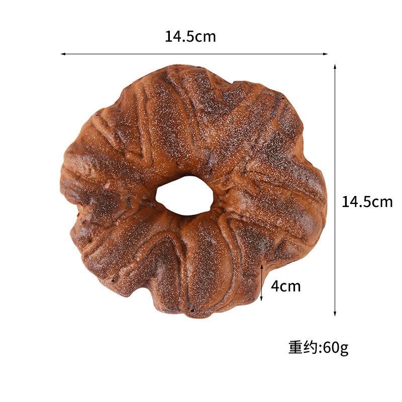 PU-Simulation Französisches Roggenbrotmodell Künstliches Brot Fake-Kuchen Bäckerei-Ausstellungsstücke Ornamente Foto-Requisiten Festival-Deko