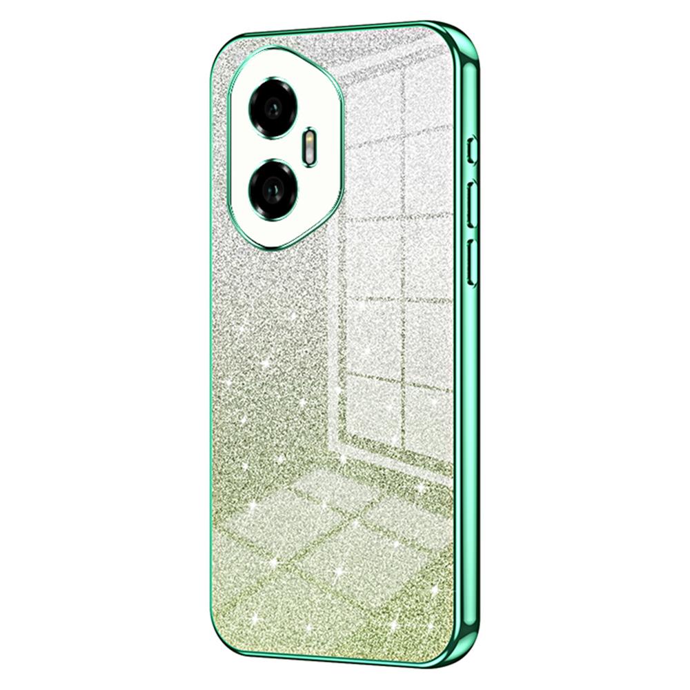 For Honor 300 Case Electroplating Gradient Glitter TPU Phone Cover