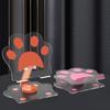 Strong Acrylic Cats Paws Phone Mount Adjustable Height Desktop Holder Easy To Carry Perfect For Stable Videos Streaming