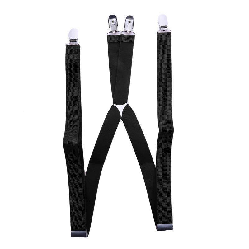 Men Women Suspender Adult 4 Clips Mens Suspenders X Type Elastic Adjustable Strap Wide Braces Work Male Jockstrap