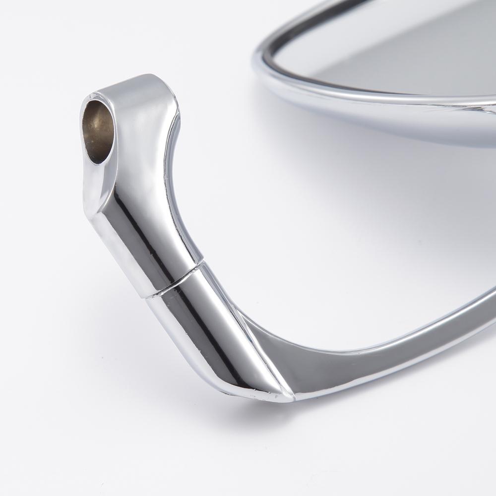 Motorcycle Black Rear Mirror Retro Moto Motorcycles Motorbike Scooters Oval Rearview Mirrors Side View Mirrors Cafe