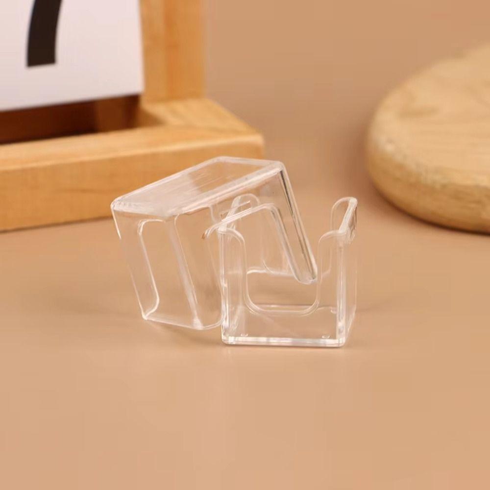 1Pcs Moistureproof Acrylic Box Plastic Cube Storage Holder Durable Billiard Accessory Snooker Pool