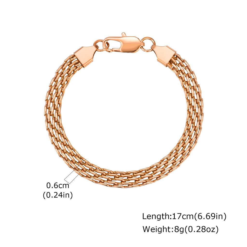 Minimalist Mesh Strap Bracelet for Women,Stainless Steel Chain Bracelets,Classic Charm Jewelry Gifts