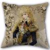 The Rose of Versailles Pillowcase Cotton Linen Fabric Square Zipper Pillowcase New 45X45cm Wedding Decorative Pillow Cover 0406