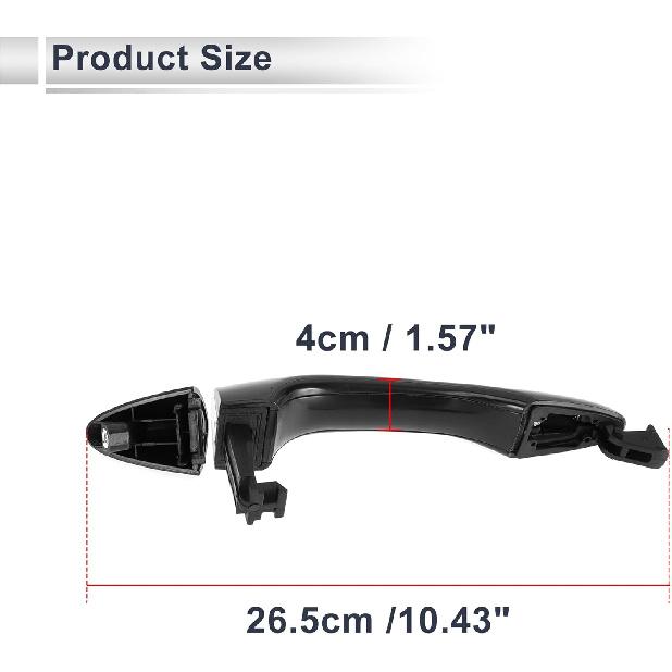 Front Right Car Exterior Door Handles for Kia Optima 2011-2015 Durable Door Handle Replacement No.826622T000 ABS 1 Pcs