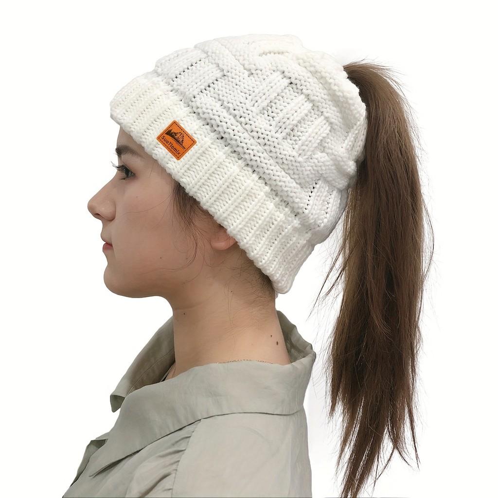 Knit Hat For Women With Windproof Warmth Casual Style For Fall Winter