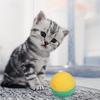 2pcs Cat Foam Ball Toys,Interactive Chase Sponge Balls for Pets,Soft Bouncy Quiet Durable Bite Resistant,Easy Clean Rubber Balls