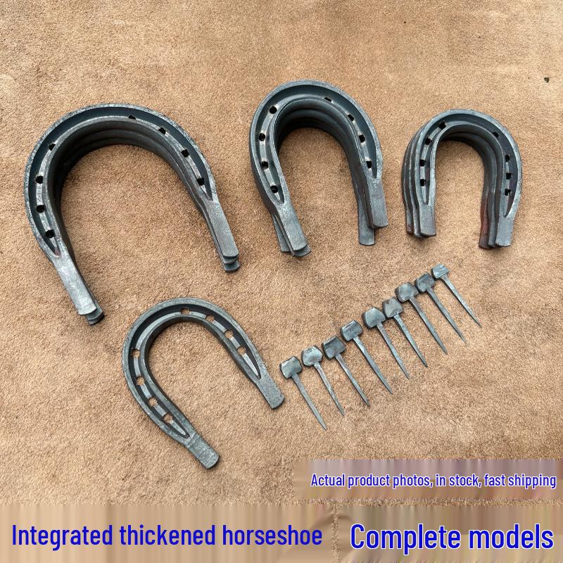 Iron Palm Hoof Donkey & Horse Hoof Forging Tool with English Iron Nails & Polishing Leide Zhu