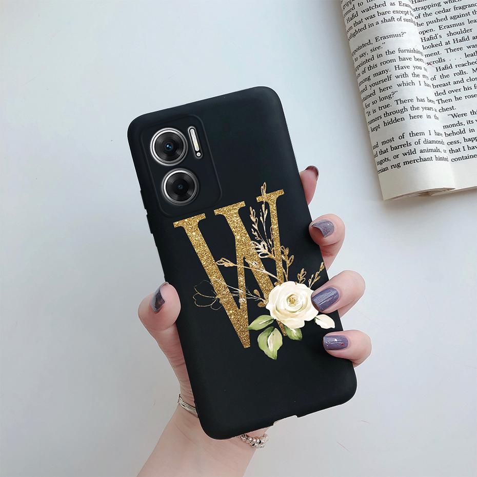 For Xiaomi Redmi 10 5G Case Cute Letters Cover Soft Silicon Protective Phone Case For Xiaomi Redmi 10 Redmi10 5G 2022 Back Cover