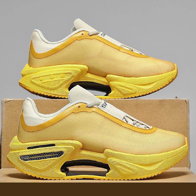 35-45 Large Size Couples Super Light Shock Absorbing Men's Carbon Plate Running Shoes for Men and Women's Super Light Shock Absorbing Casual