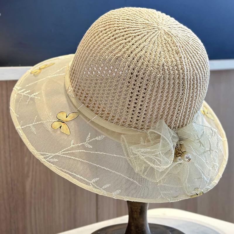 Дышащая вязаная сетчатая шляпа-рыболовка от солнца