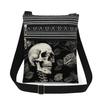 1PC Skeleton Print Tote Bags Women Shoulder Handbags Postman Package 6915