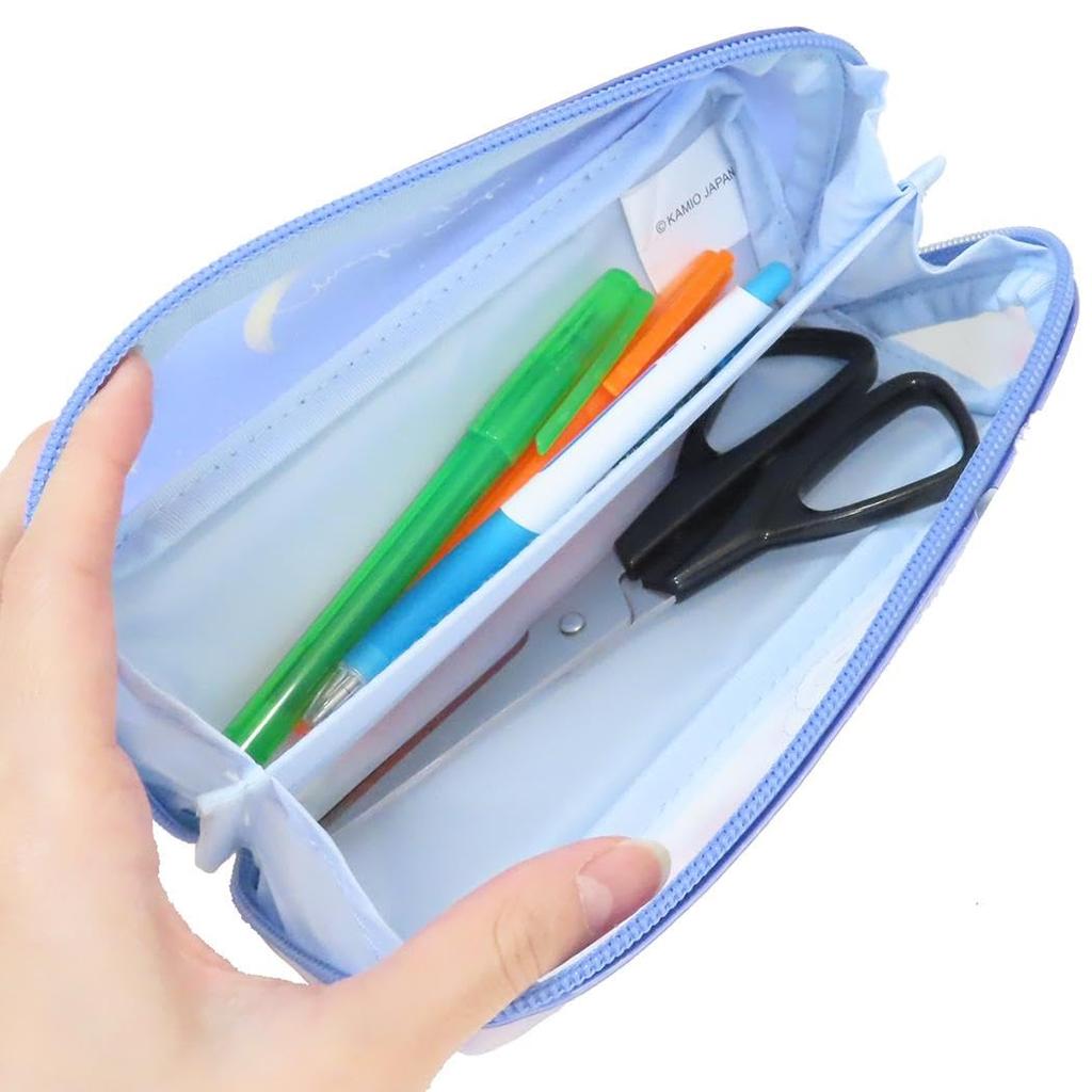 Kamio Japan Turn-Open Pencil Case, Mochimochi Panda Pajama Party Design, 228192