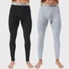 Men's Solid Color Slim Fit Autumn Trousers - Warm, Large Size, Thick or Fleece Option