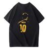 Football Messi Barcelona Messi Tshirt Short Sleeve Fans Pure Cotton Loose Sports Half Sleeve Unisexs and Womens Tshirt Sleeve