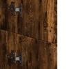 Highboard Smoked Oak 60 x 35 x 180 cm Engineered Wood