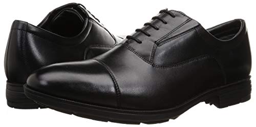 Texcy Luxe Men's Leather Gore-Tex Business Shoes, TU-8005, Black, Size 24.5 cm, 4E Wide