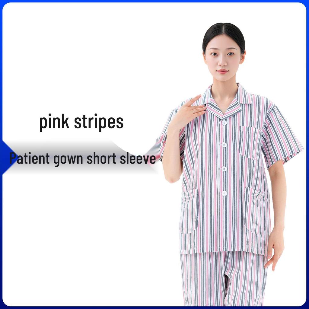 Pure Cotton Hospital Gown for Nursing and Patient Use – Short & Long Sleeve Options