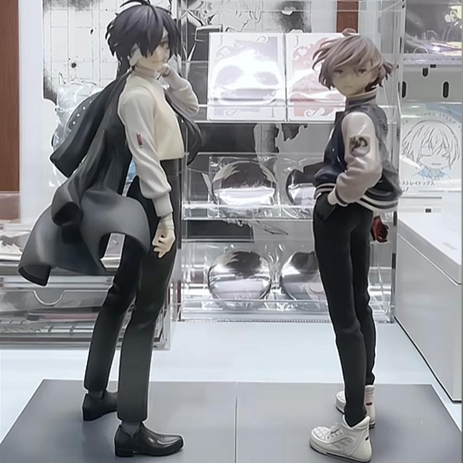 Bungou Stray Dogs Anime Figure Look Up Nakajima Atsushi Action Figure Q Version Dazai Osamu Figurine PVC Toy Collection Gifts