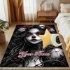 1PC Custom Name Day Dead Art Theme Floor Mat Ideal for Living Room, Game Rooms, Office, Bedroom, Office Floor Mat , Floor Mats for Home