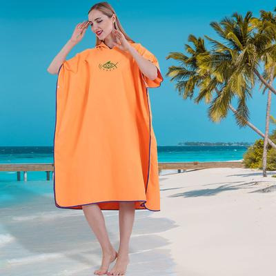 Strandhandtuch Poncho Umziehmantel Surf Strand Poncho Leichtgewicht Surf Strand Neoprenanzug Schnelltrocknend Mikrofaser Frottee Surf Poncho