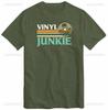 Vinyl Junkie Ventilate Graphic Tshirt Mens Music Lovers LP Records DJ Turntable Vintage Design Music Collector Gift Tee Tops