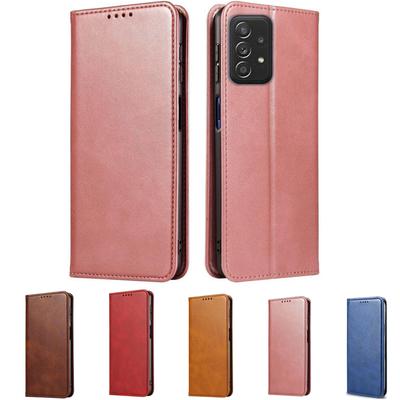Leather Phone Case For Samsung Galaxy A73 A72 A71 A51 4G 5G A81 A91 A41 A31 A70 A50 A40 A20 A30 A20E Card Slot Wallet Cover