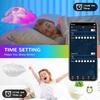 RGB LED Cloud Lights APP&Remote Control,Music Sync 3D Lightning Night Lamp for Bedroom Gaming Room Ceiling Party Wedding Decor