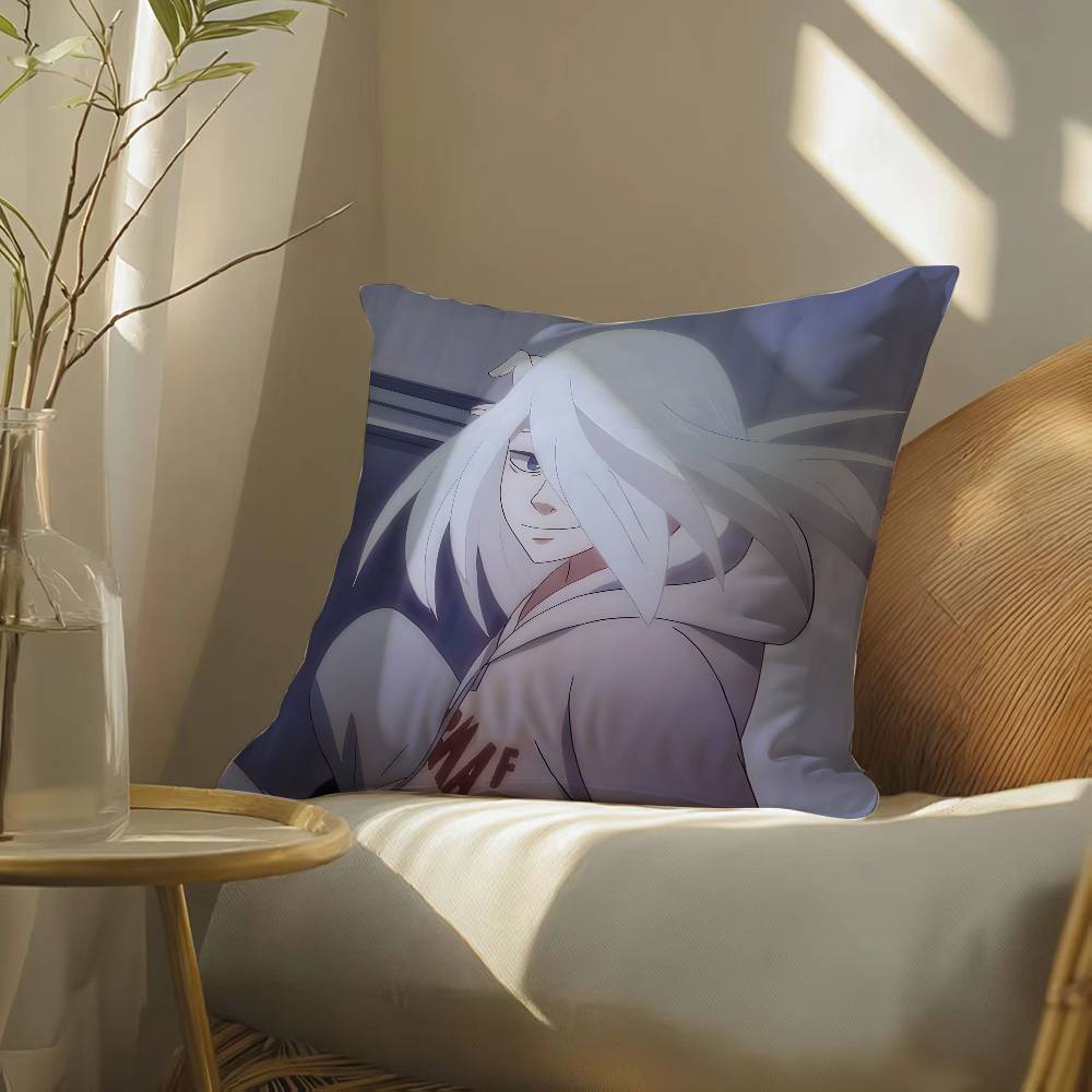 Cartoon Anime DEVILS LINE-L Pillow Case Silky elegant Comfort Sofa Bed  Invisible zipper Beach pillowcase