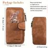Easter Bunny Women's Long Wallet features a flip cover design. This multifunctional wallet is perfect for Easter celebrations and comes with a